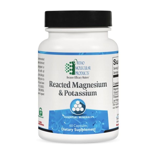 Reacted Magnesium & Potassium 60 caps Ortho Molecular