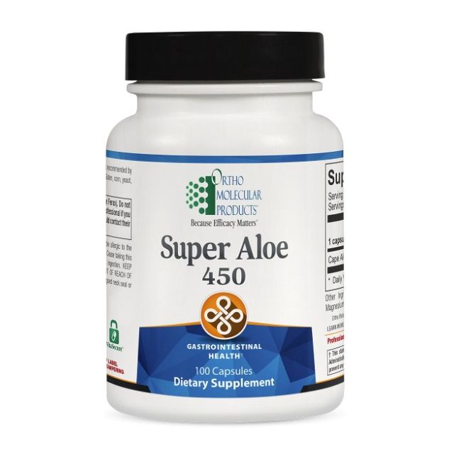 Super Aloe 450 100 caps Ortho Molecular
