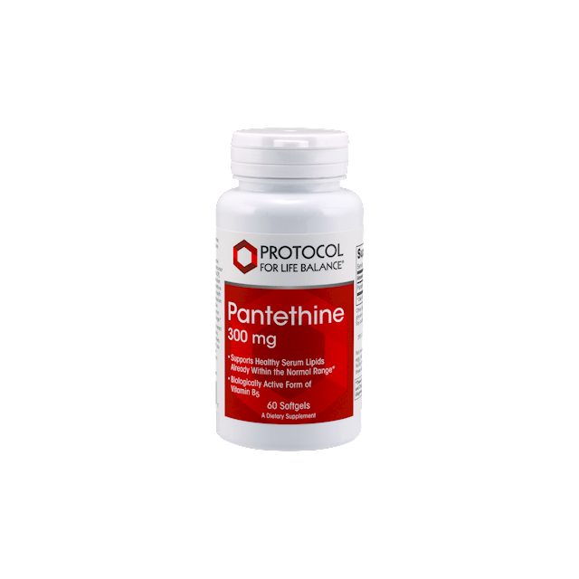 Pantethine 300mg 60 gels Protocol For Life Balance