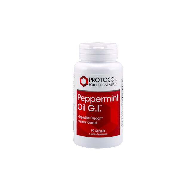 Peppermint Oil G.I. 90 gels Protocol For Life Balance 