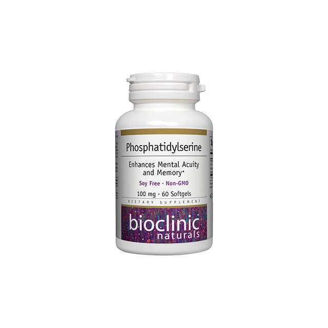 Phosphatidylserine 100mg 60 sgels by Bioclinic Naturals