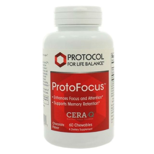 ProtoFocus Cera-Q 60 chews by Protocol For Life Balance
