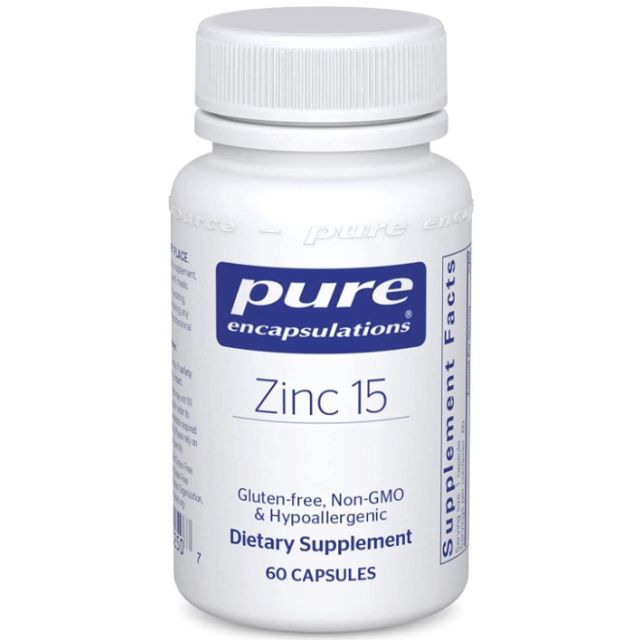 Pure Encapsulations Zinc 15mg 60caps