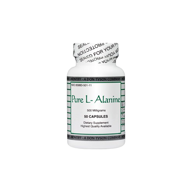Pure L-Alanine 500 mg 50 caps Montiff