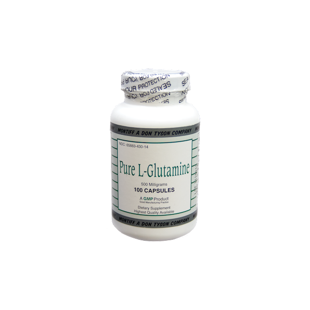 Pure L-Glutamine 500 mg 100 caps Montiff