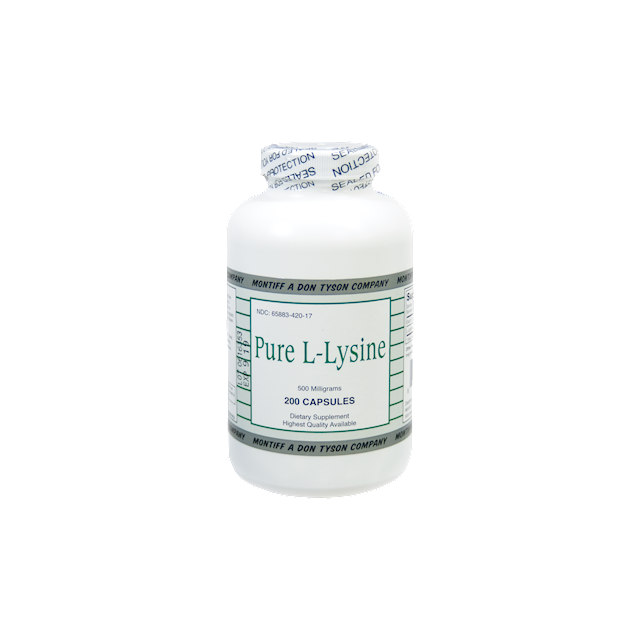 Pure L-Lysine 500 mg 200 caps Montiff
