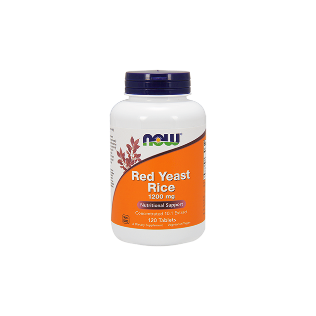 Red Yeast Rice 1200mg 120 tabs by NOW