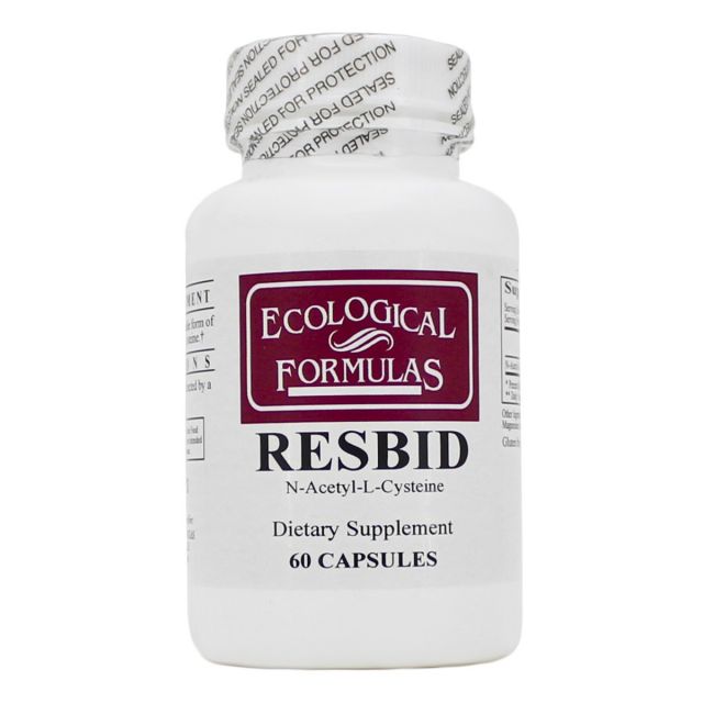 Resbid N-Acetyl-L-Cysteine (Timed Release) 60 caps Ecological Formulas / Cardiovascular Research