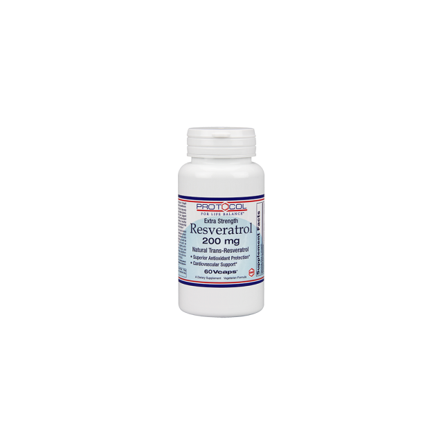 Resveratrol 200 mg 60 vcaps Protocol For Life Balance 