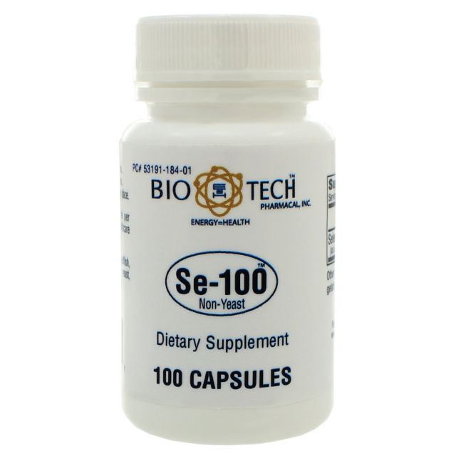 Se-100 (Seleno-Methionine) Non-Yeast 100 caps Bio-Tech