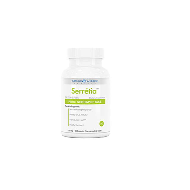 Serretia (form. Serracel) Pure Serrapeptase 60 caps by Arthur Andrew Medical
