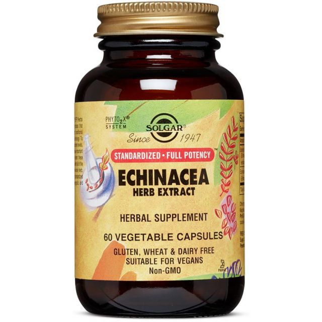 SFP Echinacea Herb Extract 60 Vegetable Capsule Solgar
