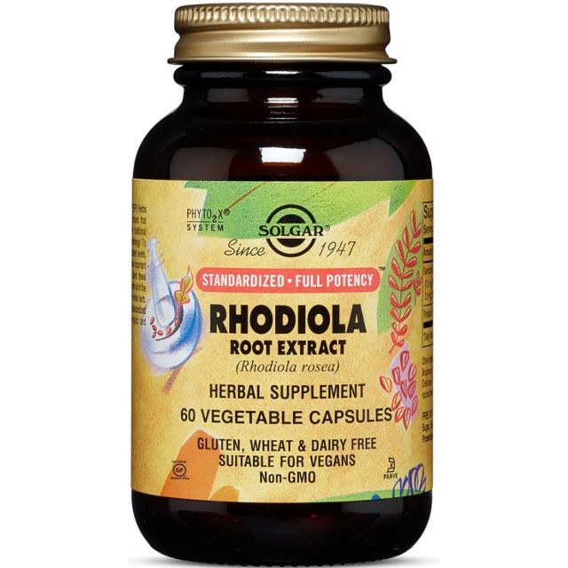 SFP Rhodiola Root Extract 60 Vegetable Capsules Solgar