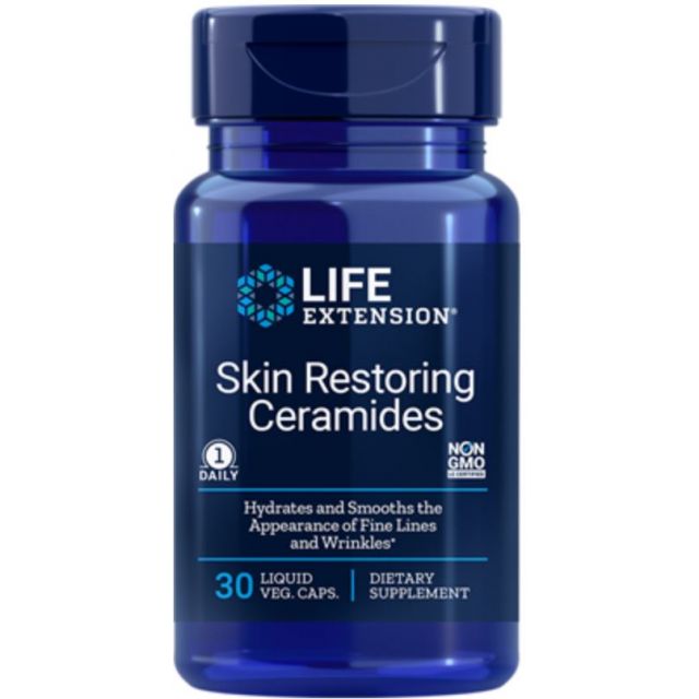 Skin Restoring Ceramides 30 vcaps Life Extension