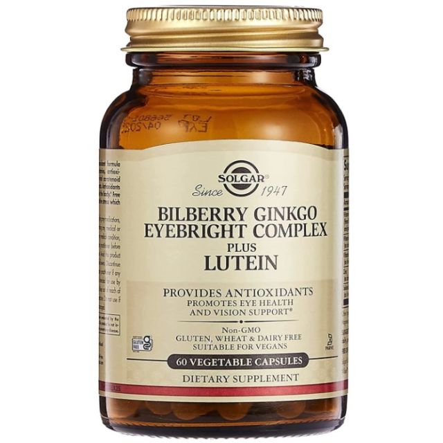 Bilberry Ginkgo Eyebright Complex Plus Lutein