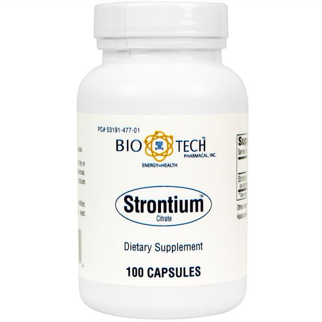 Strontium Citrate 300 mg 100 caps Bio-Tech