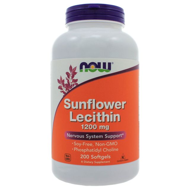 Sunflower Lecithin 1200 mg 200 softgels NOW