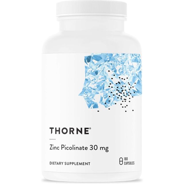 Thorne Zinc Picolinate 30 mg 180 caps