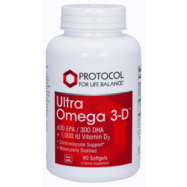 Ultra Omega 3-D 90 gels Protocol For Life Balance 
