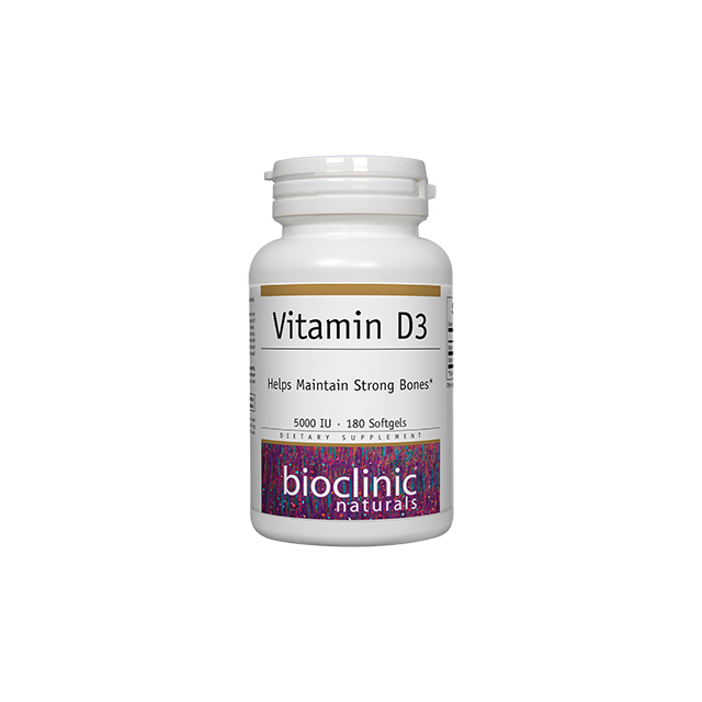 Vitamin D3 5000 IU Bioclinic Naturals