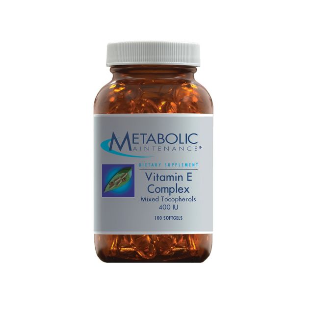 Vitamin E Complex 400 IU 100 sgels Metabolic Maintenance