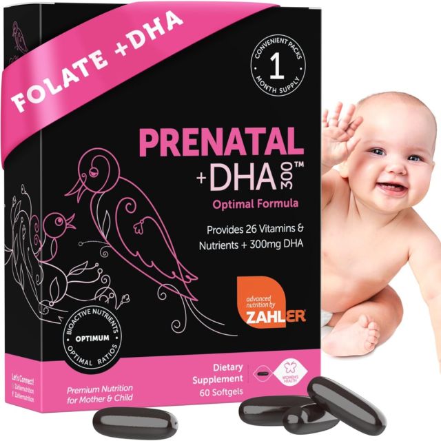 Zahler Prenatal Vitamin with DHA & Folate