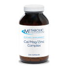 Cal/Mag/Zinc Complex 240 caps Metabolic Maintenance