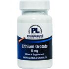 Lithium Orotate 5mg 100 vcaps Progressive Labs